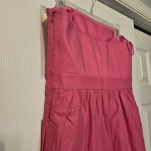 Vineyard Vines Strapless Pink Embroidered Fish Dress - Picture 3 of 12